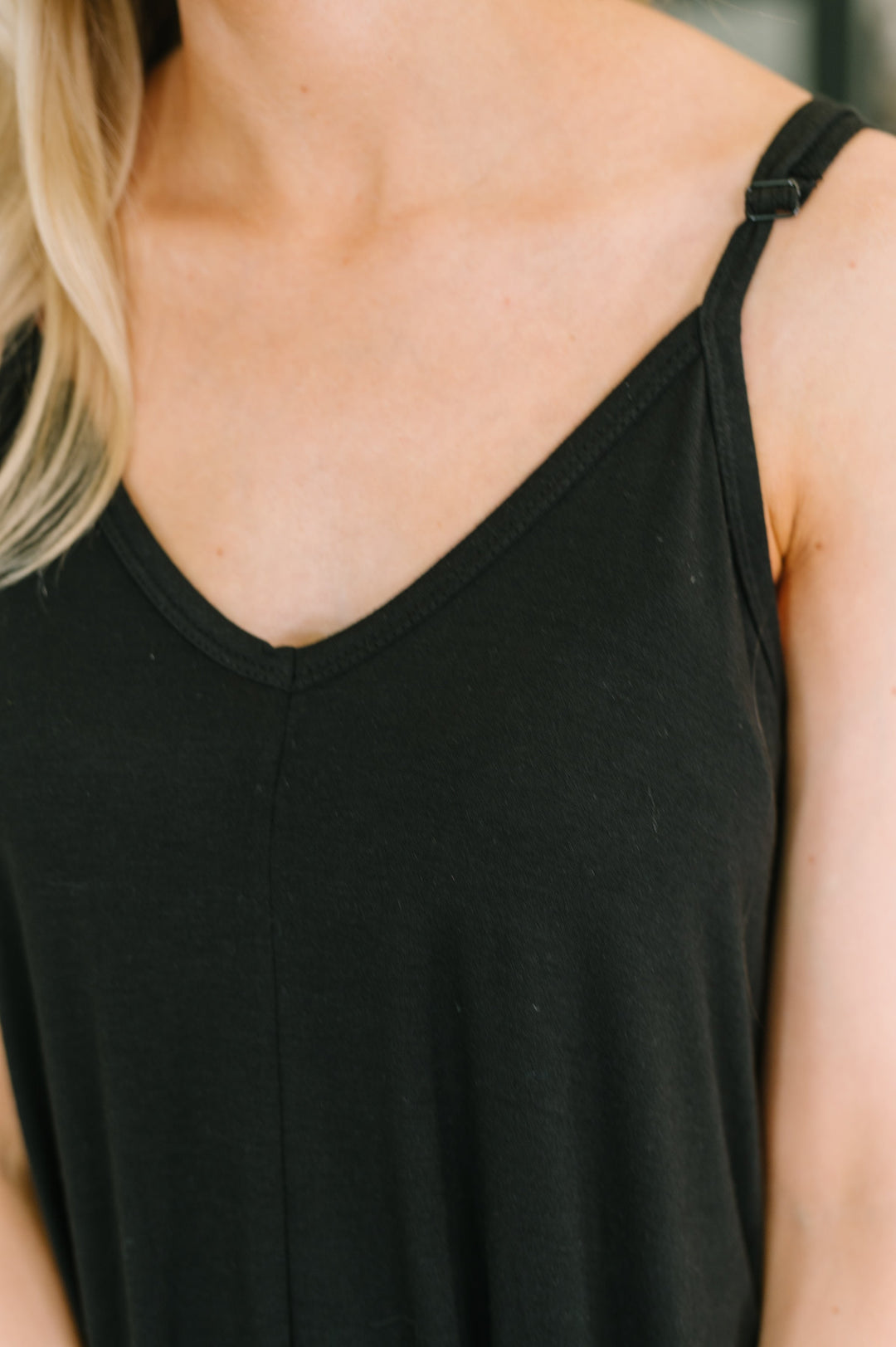 Just Getting Started Spaghetti Strap Maxi Dress in Black - 6/19