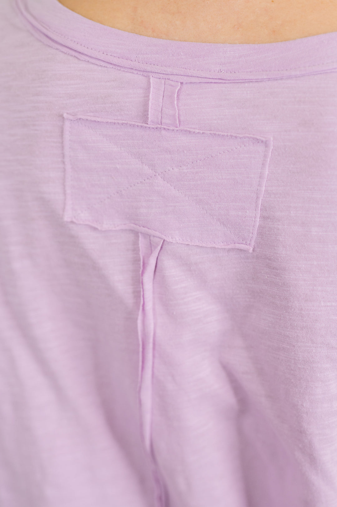 Just Like That Relaxed Heather Tee in Lilac - 5/19