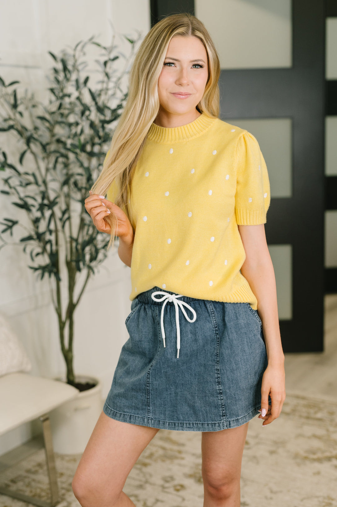 I'd Like to See You Try High Waisted Skort - 8/7