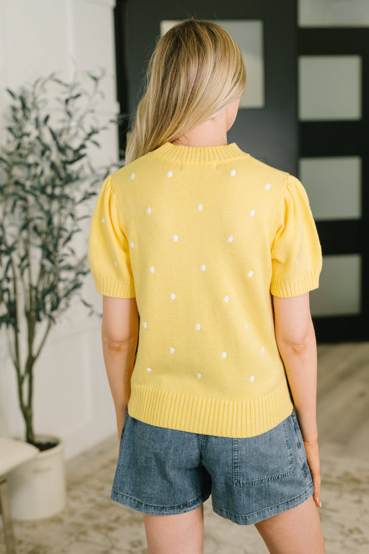 Just One More Look Sweater Knit Top - 8/7