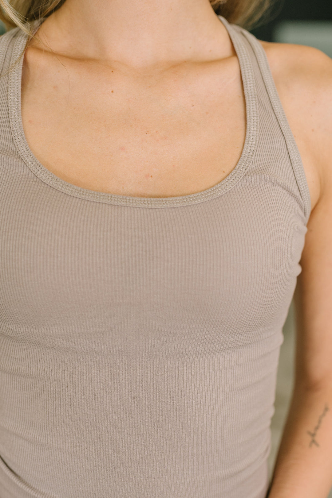 Keeping it Cool Scoop Neck Tank in Ash Mocha - 6/10
