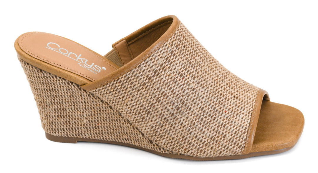 SHOE PARTY! Kiss Me Raffia by Corkys (Ships in 2-3 Weeks)