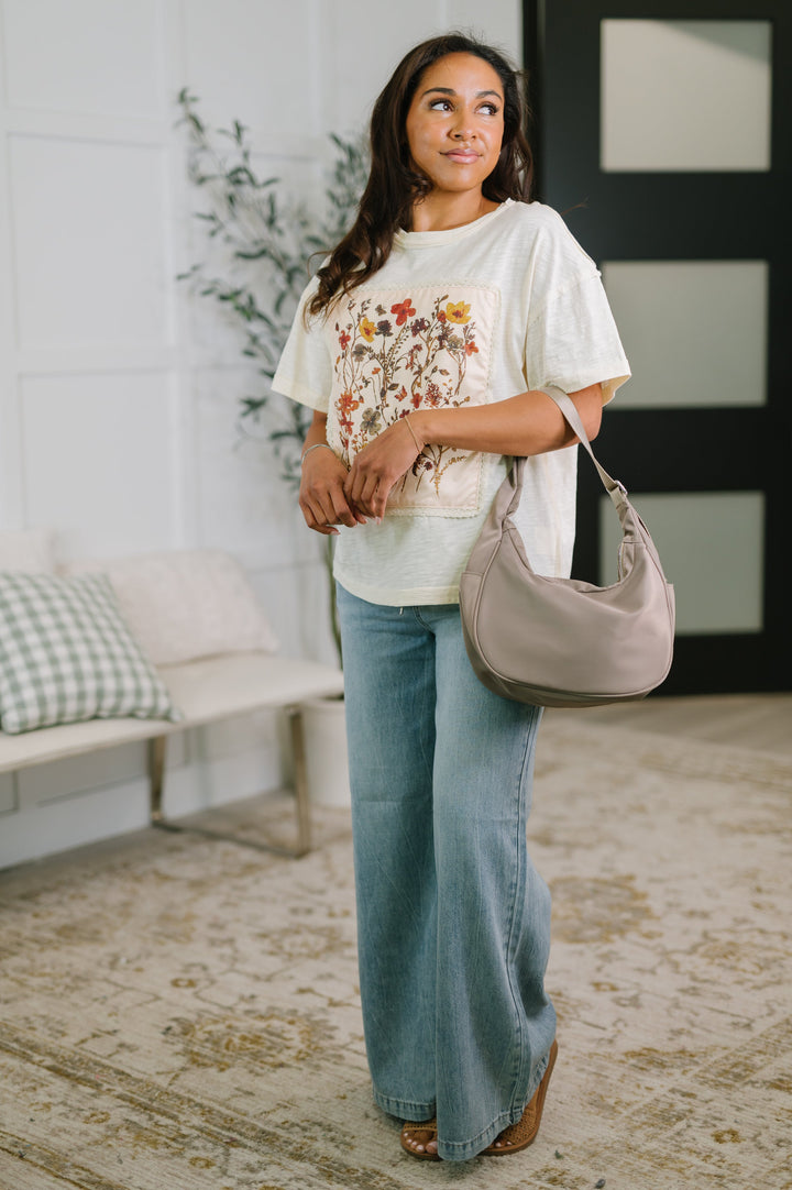 Knee Deep in Flowers We Applique Top - 5/25
