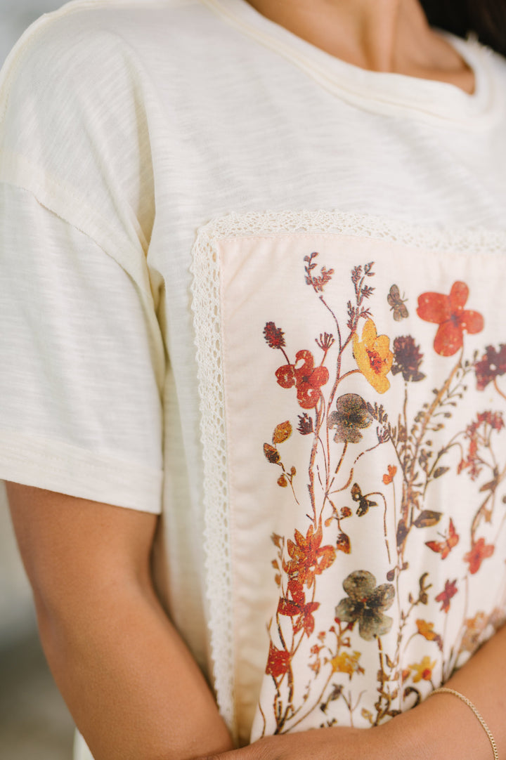 Knee Deep in Flowers We Applique Top - 5/25