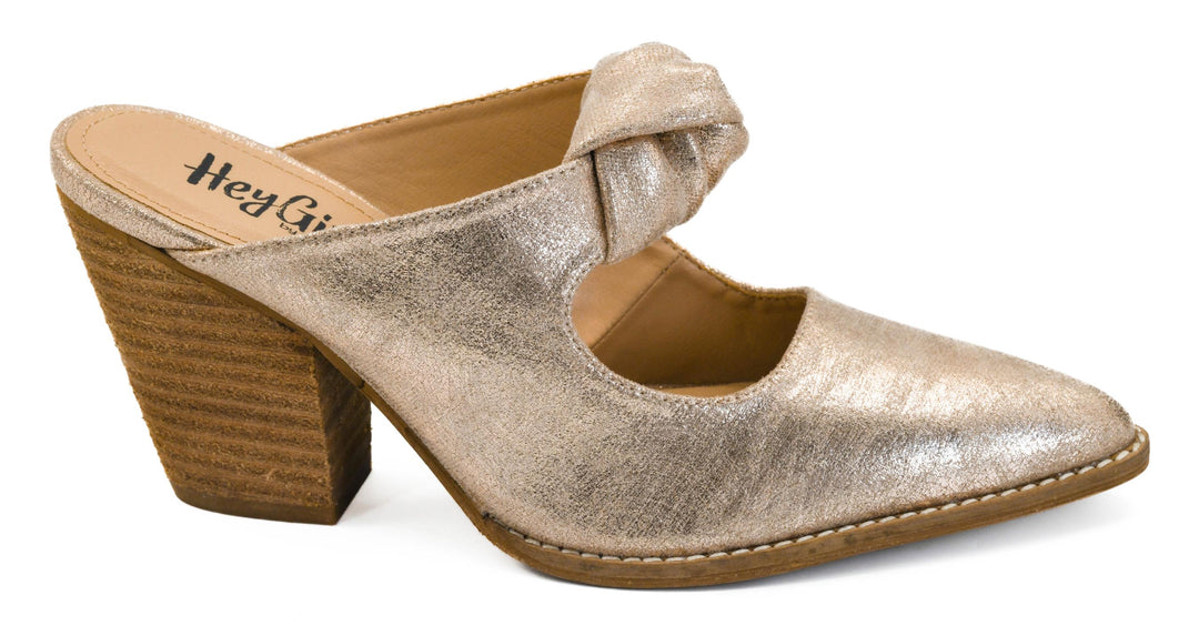 SHOE PARTY! Knot Gonna Happen Gold by Corkys (Ships in 2-3 Weeks)