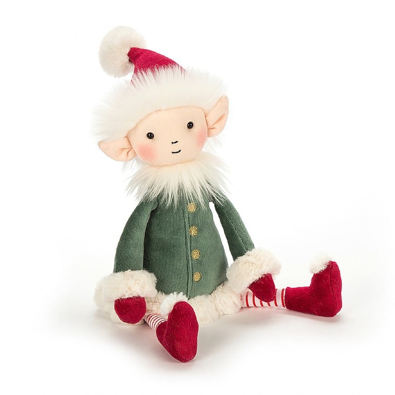 Leffy Elf Stuffed Animal by Jellycat - Small