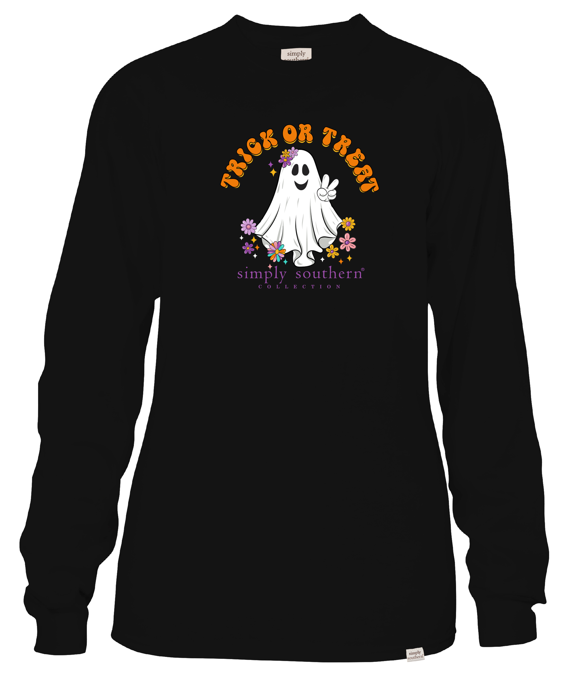 Youth 'Boo Crew' Glow-In-The-Dark Long Sleeve Tee by Simply Southern