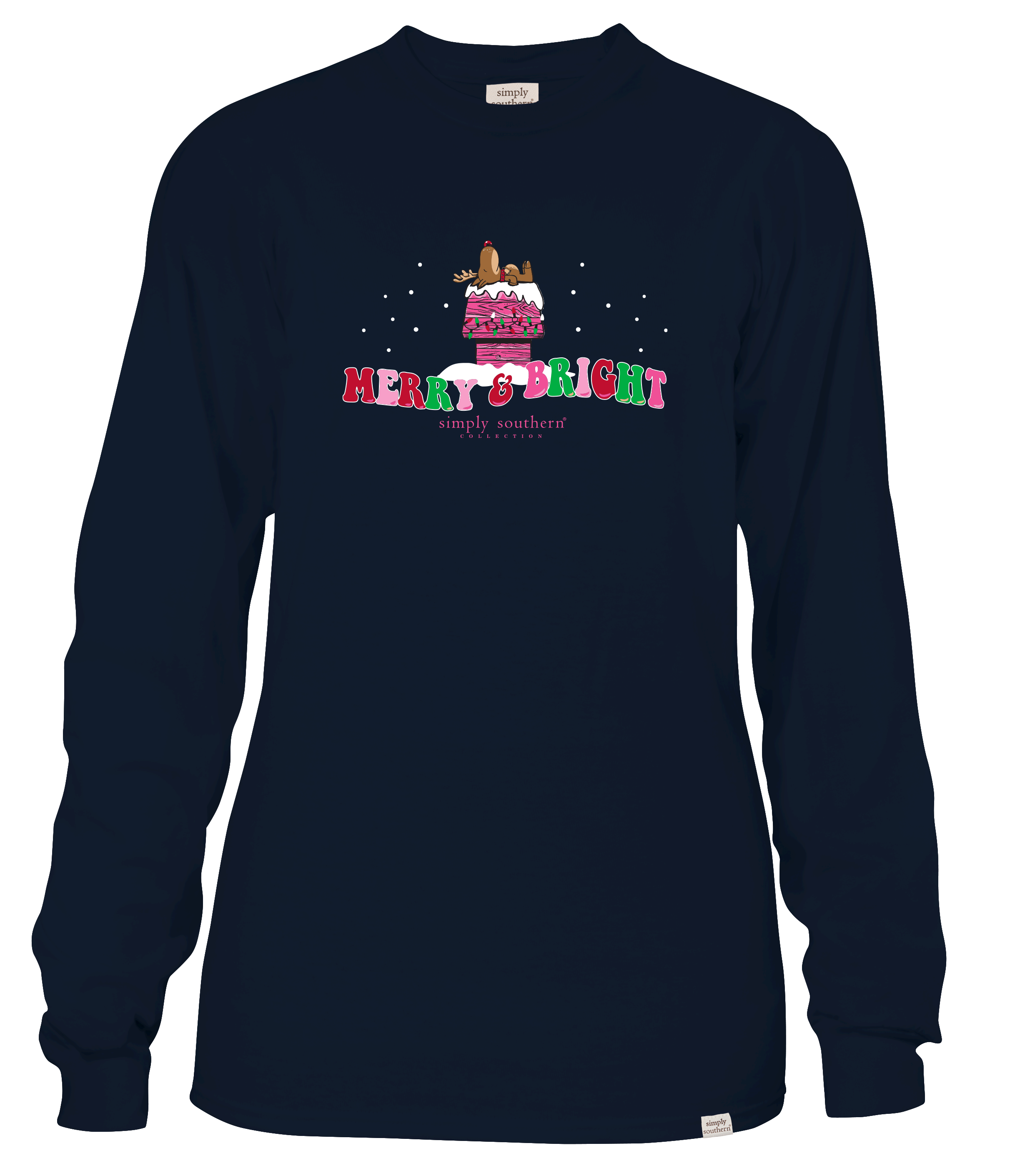 Youth 'Stay Merry & Bright' Long Sleeve Tee by Simply Southern