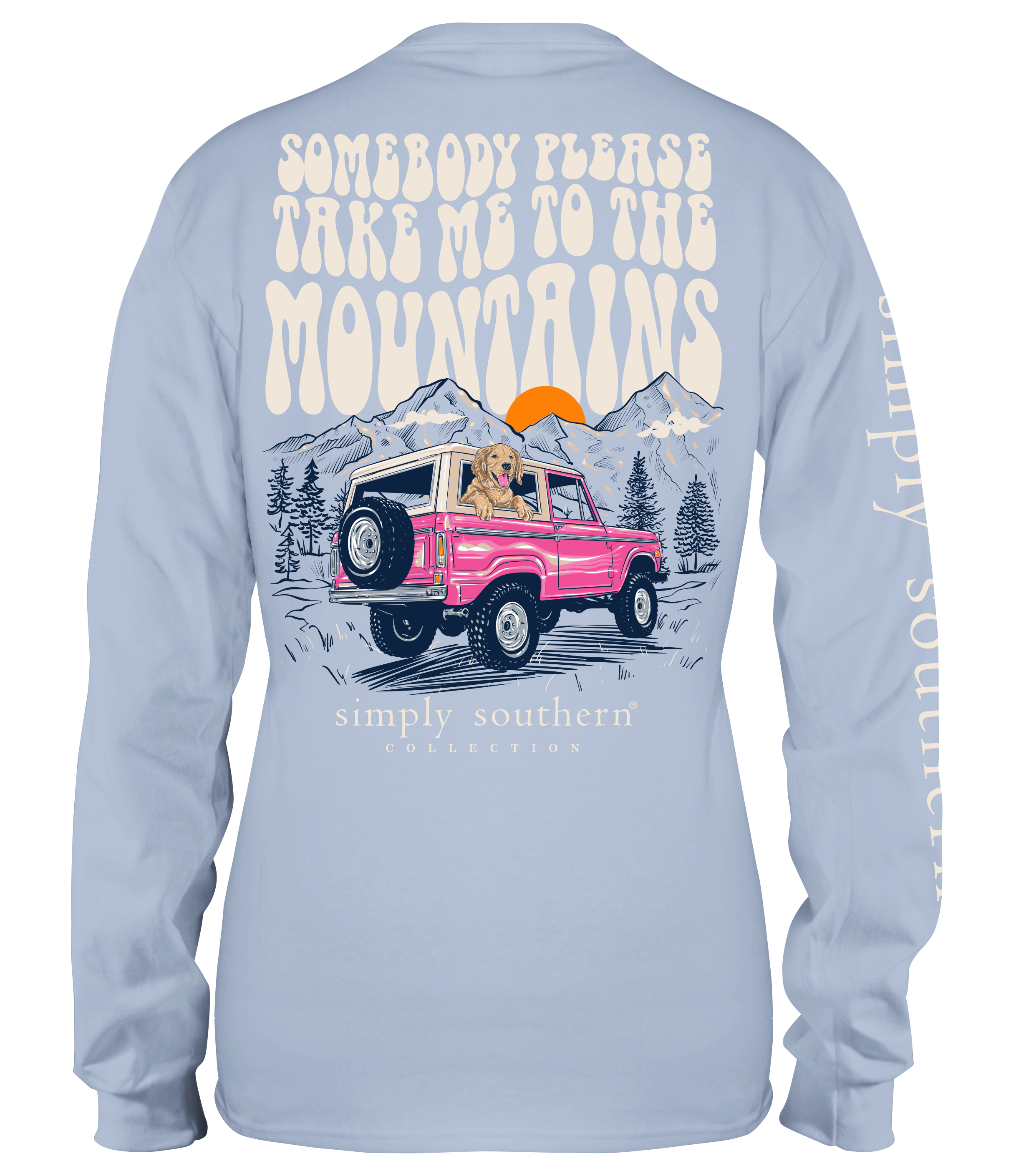 'Somebody Please Take Me To The Mountains' Long Sleeve Tee by Simply Southern