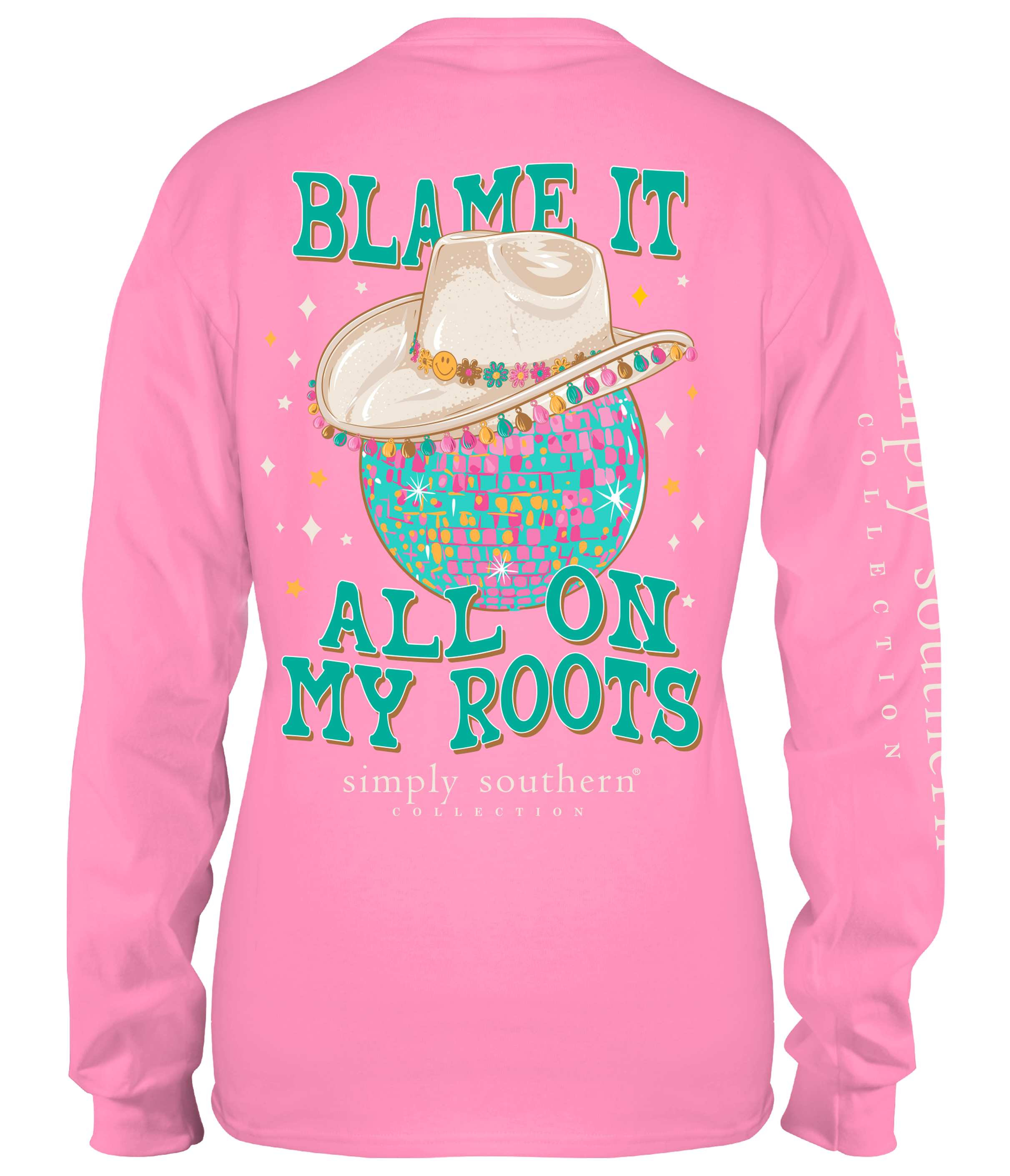 'Blame It All On My Roots' Long Sleeve Tee by Simply Southern