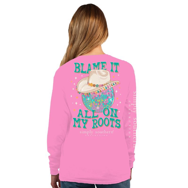 'Blame It All On My Roots' Long Sleeve Tee by Simply Southern