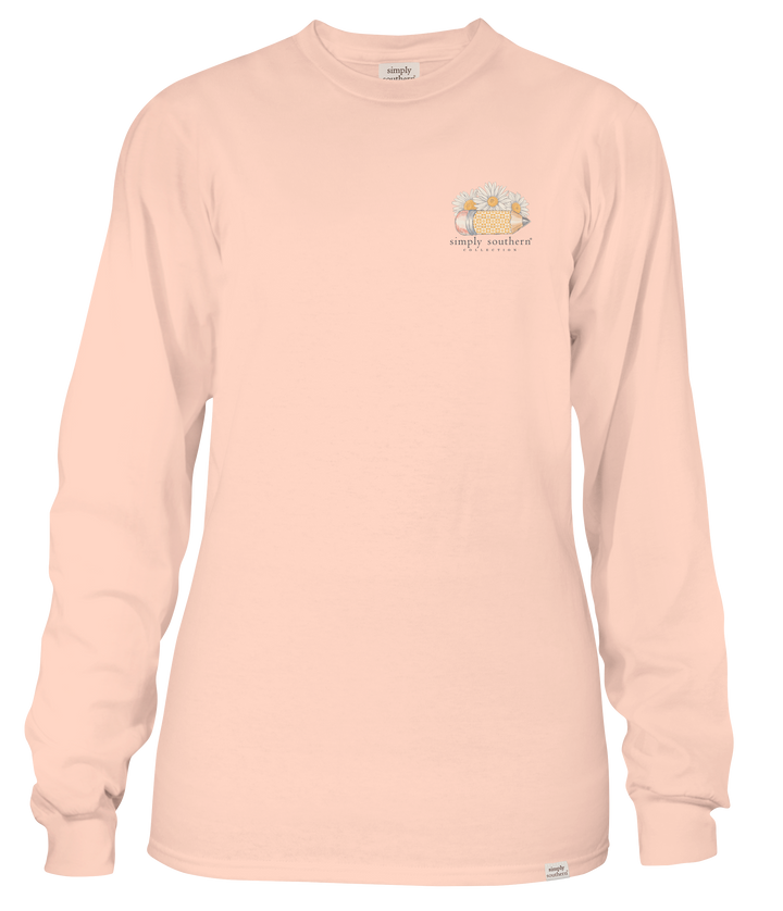 'Peace Love Teach' Long Sleeve Tee by Simply Southern