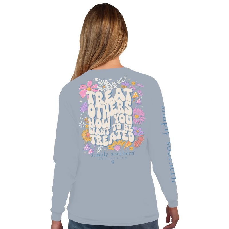 'Treat Others How You Want To Be Treated' Long Sleeve Tee by Simply Southern