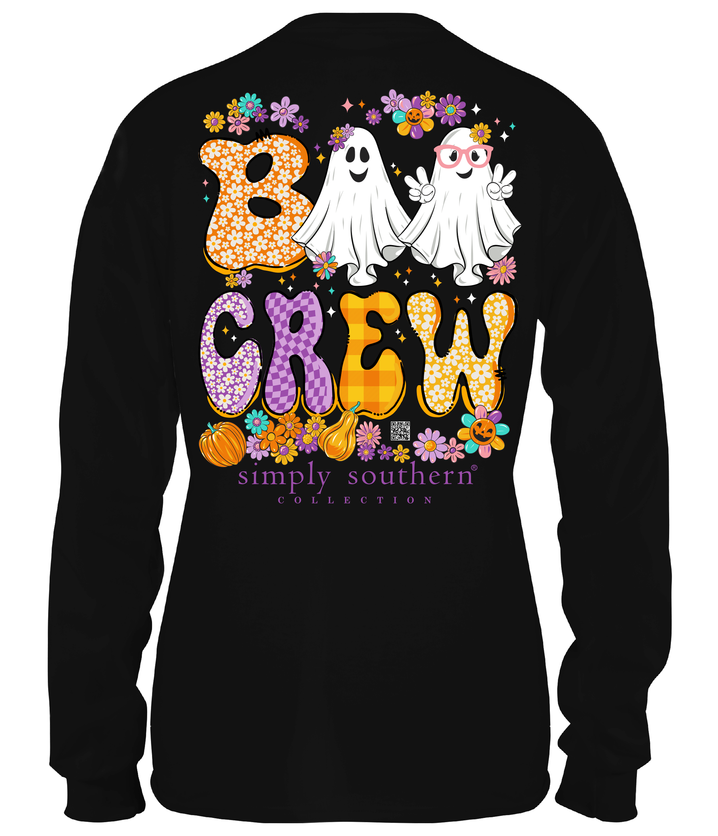 'Boo Crew' Glow-In-The-Dark Long Sleeve Tee by Simply Southern