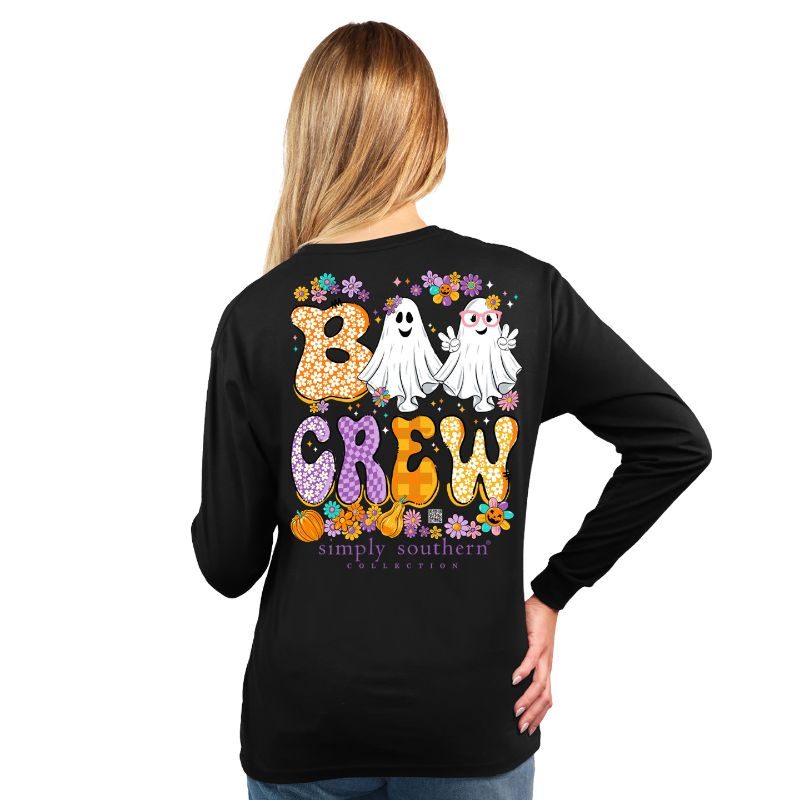 'Boo Crew' Glow-In-The-Dark Long Sleeve Tee by Simply Southern
