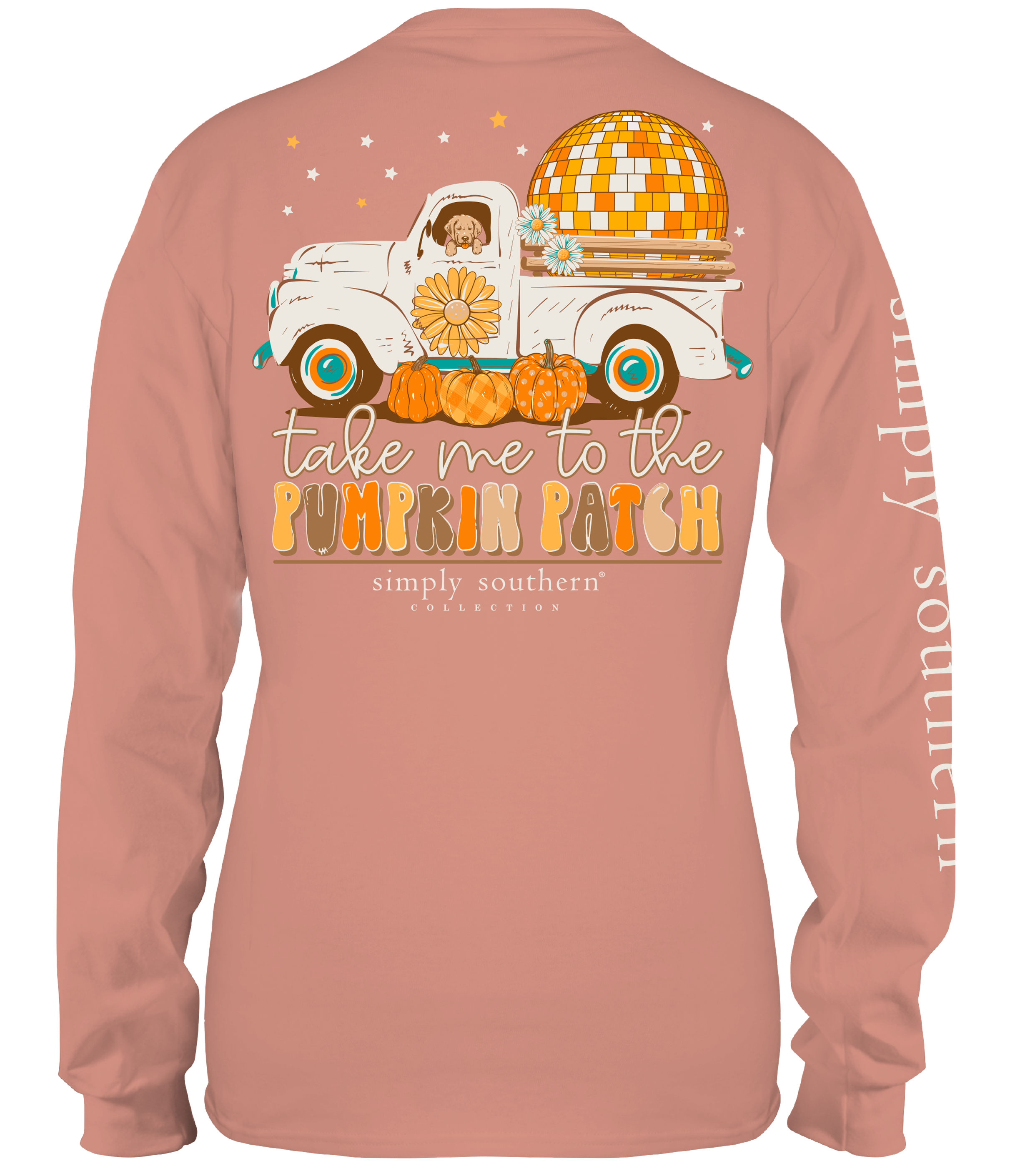 Youth 'Take Me To The Pumpkin Patch' Truck Long Sleeve Tee by Simply Southern