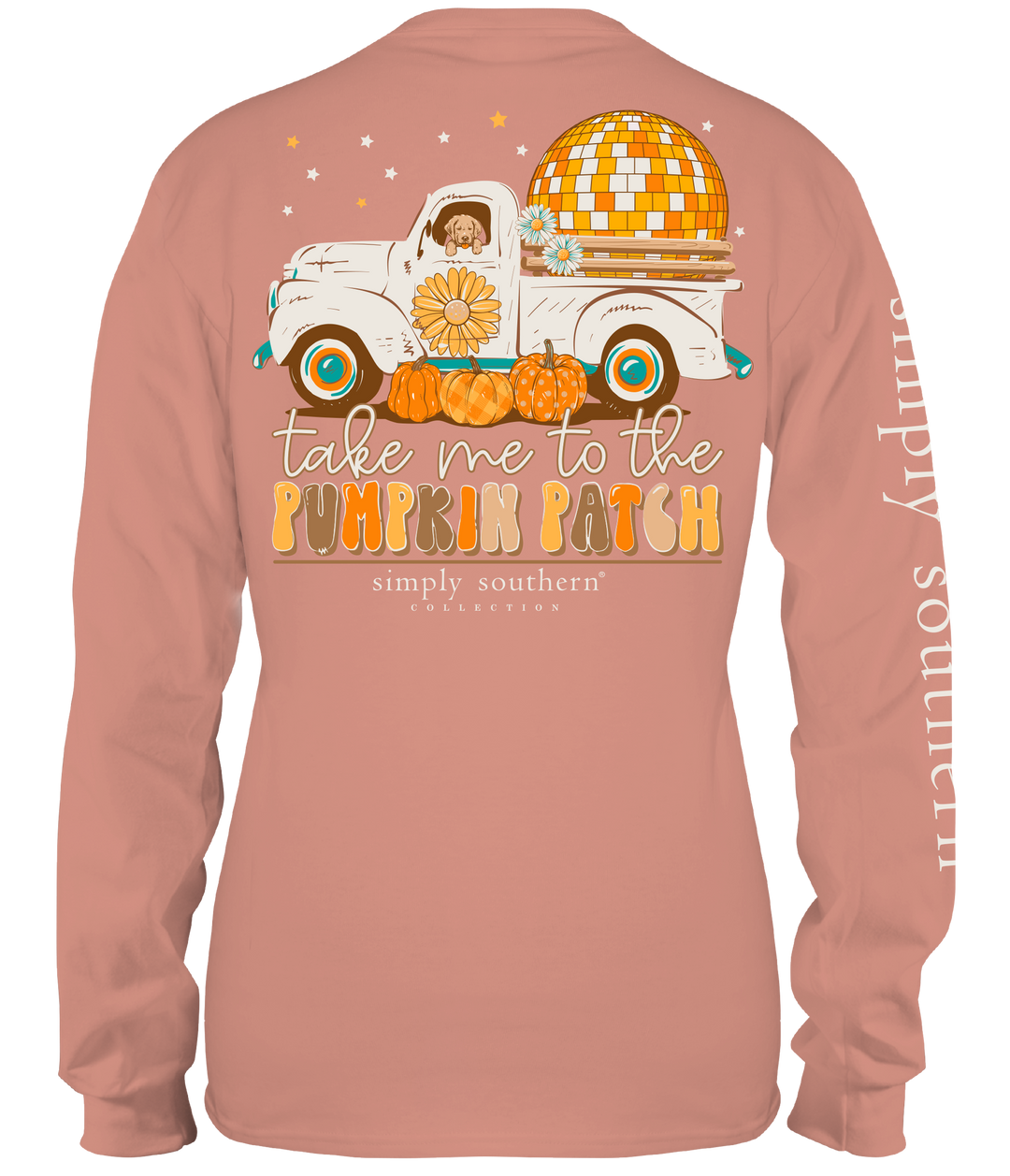 Youth 'Take Me To The Pumpkin Patch' Truck Long Sleeve Tee by Simply Southern