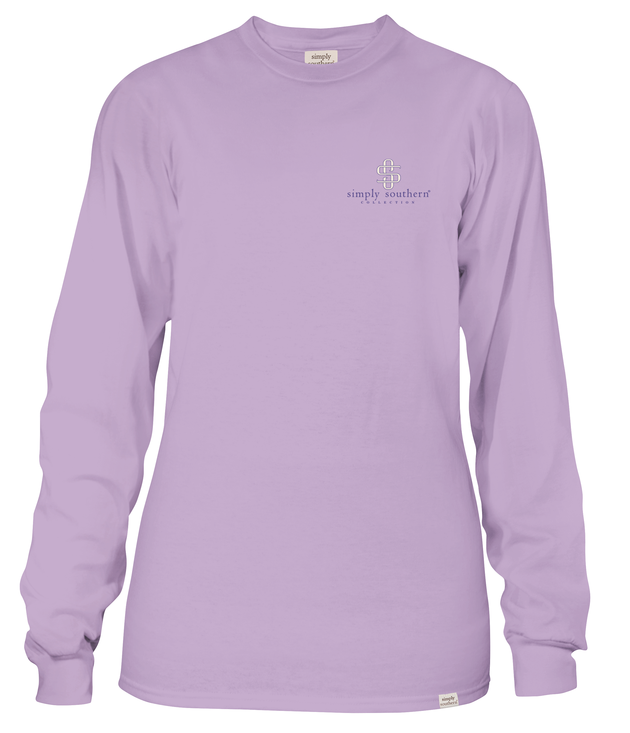 'Not All Who Wander' Lilac Long Sleeve Tee by Simply Southern