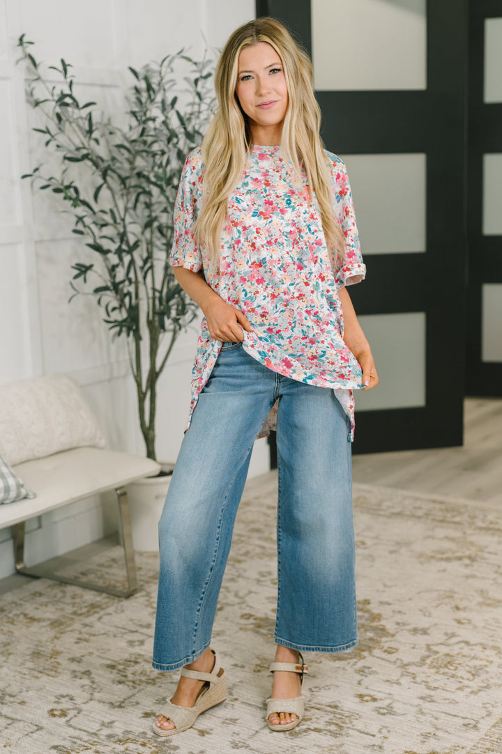 Left Em' Speechless Dolman Sleeve Blouse - 7/14