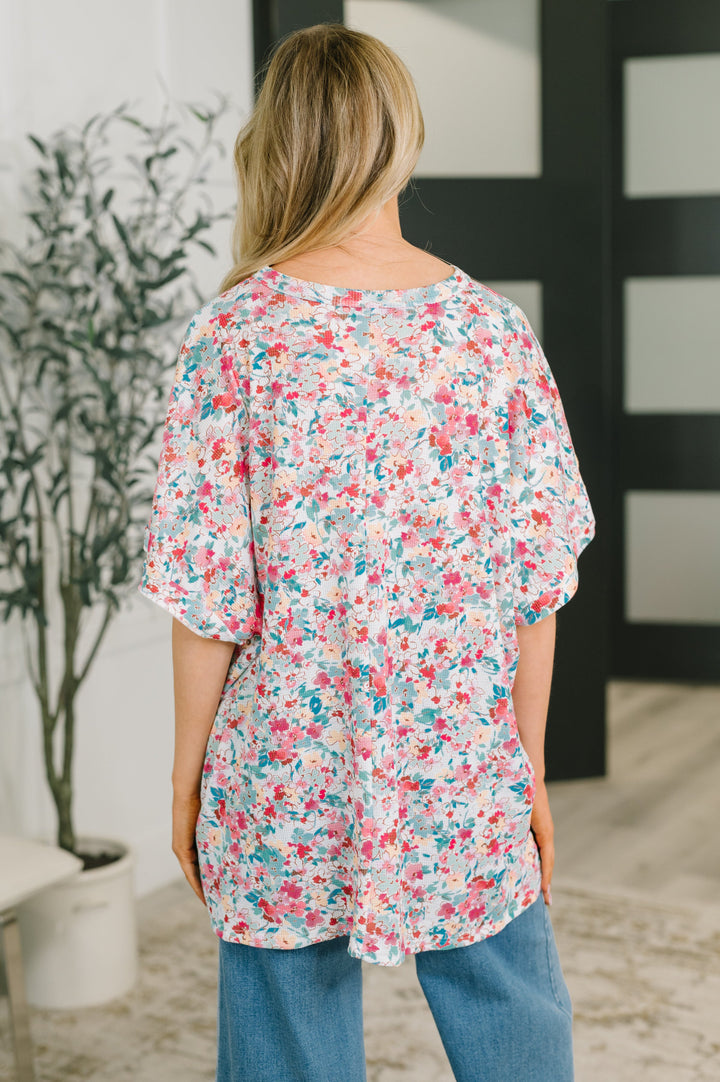 Left Em' Speechless Dolman Sleeve Blouse - 7/14