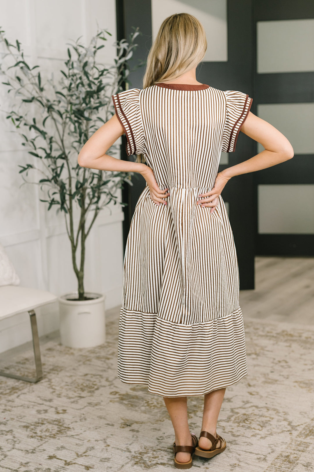 Let Me Love You Cap Sleeve Tiered Dress - 4/7