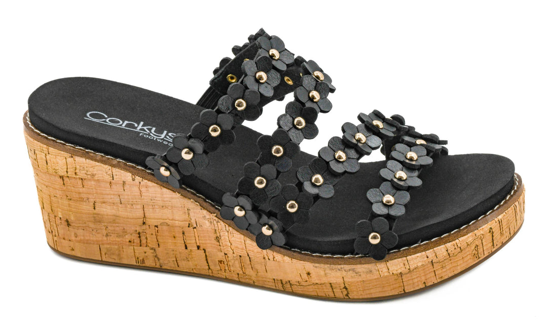 SHOE PARTY! Lets Be Friends Black by Corkys (Ships in 2-3 Weeks)