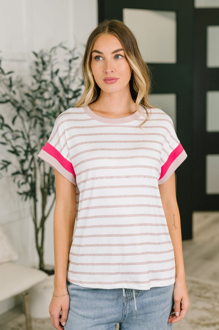 Let the Feeling Grow Casual Tee - 6/12