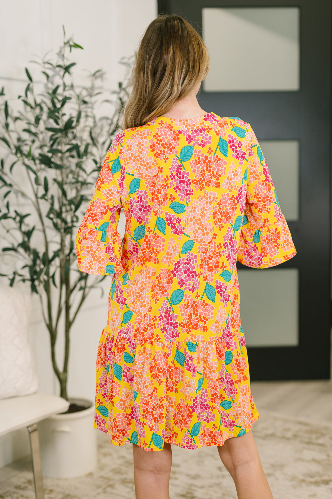Lizzy Sunday Dress in Leaf Multi Floral - 7/20