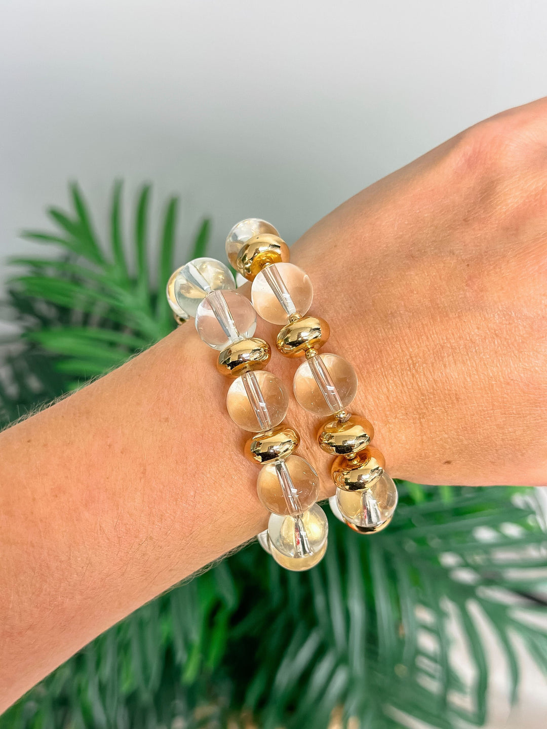 Lucite Stretch Stack Bracelets - Choice of Color