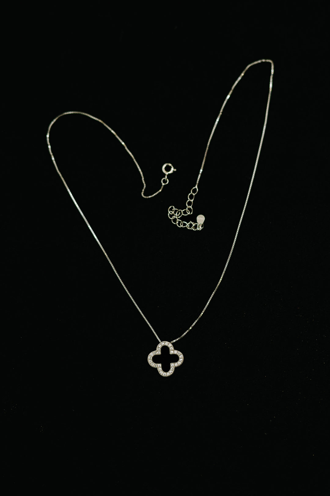 Lucky Girl Syndrome Sterling Silver Pendant Necklace - 5/1