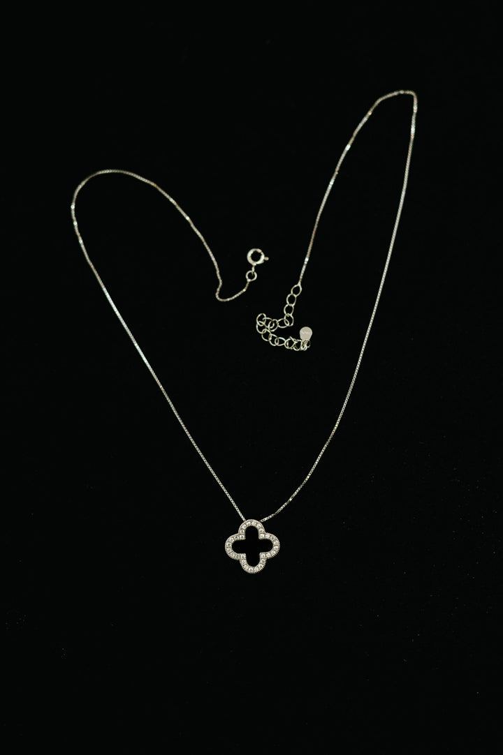 Lucky Girl Syndrome Sterling Silver Pendant Necklace - 5/1