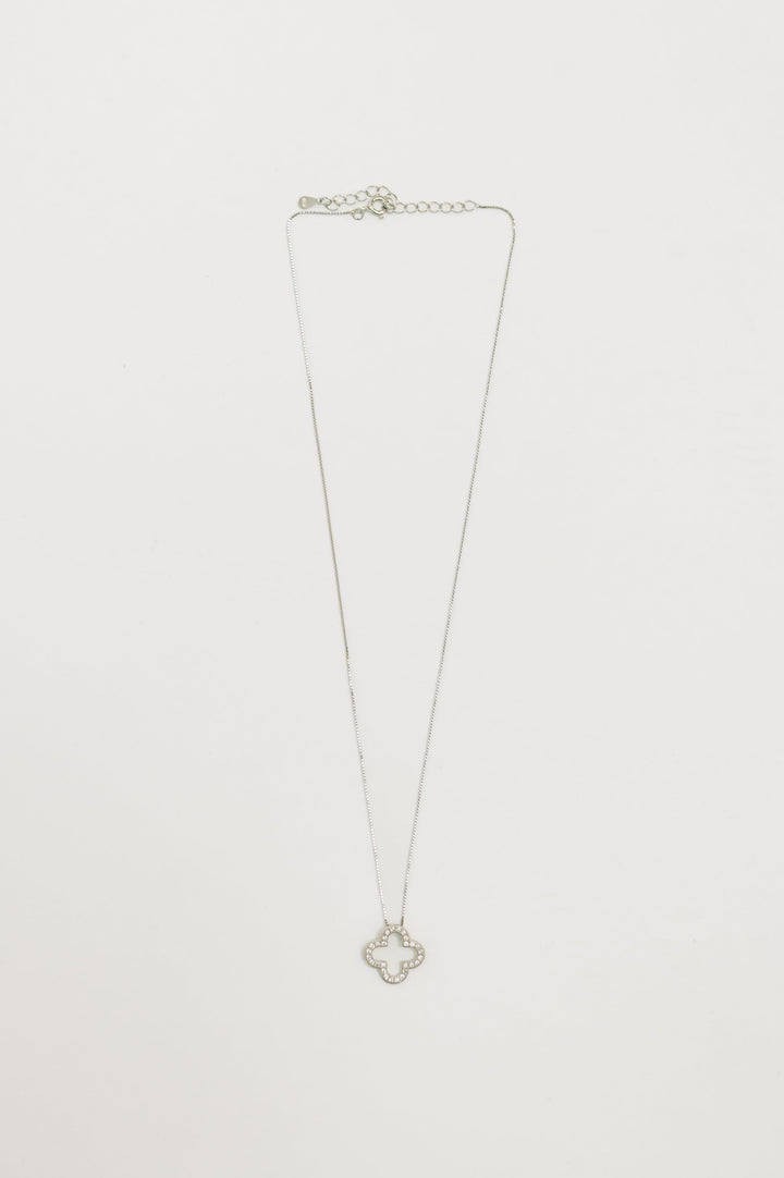 Lucky Girl Syndrome Sterling Silver Pendant Necklace - 5/1