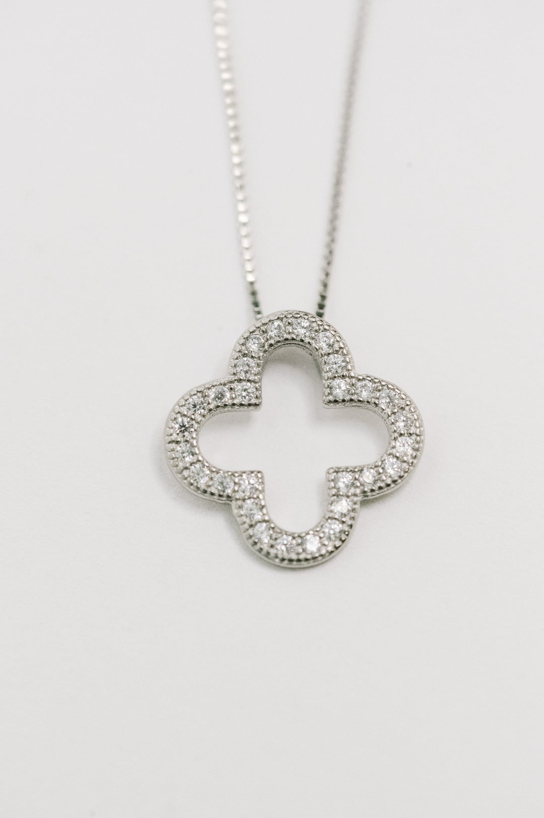 Lucky Girl Syndrome Sterling Silver Pendant Necklace - 5/1