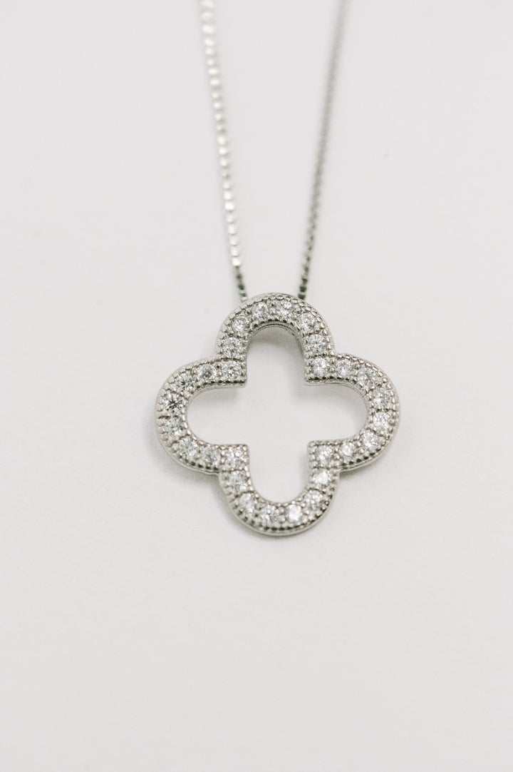 Lucky Girl Syndrome Sterling Silver Pendant Necklace - 5/1