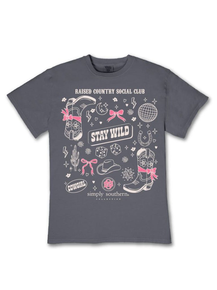 *JUNE MARKET: Stay Wild Raised Country Social Club by Simply Southern (Ships Late July)