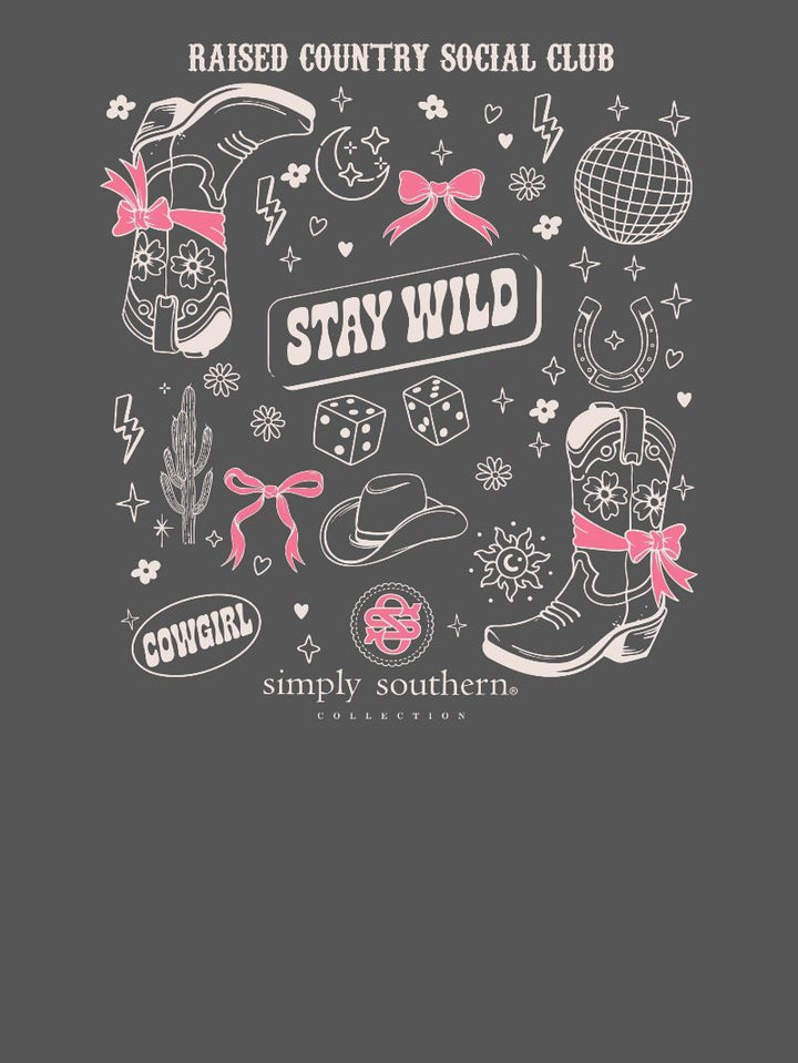 *JUNE MARKET: Stay Wild Raised Country Social Club by Simply Southern (Ships Late July)