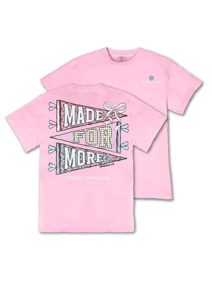 *JUNE MARKET: Made For More Short Sleeve Tee by Simply Southern (Ships Late July)