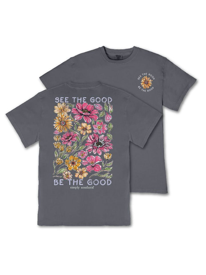 JAN MARKET: 'See The Good, Be The Good' Short Sleeve Tee by Simply Southern (Ships in February)
