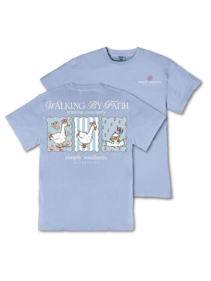 *JUNE MARKET: Tripping Constantly Goose Short Sleeve Tee by Simply Southern (Ships Late July)