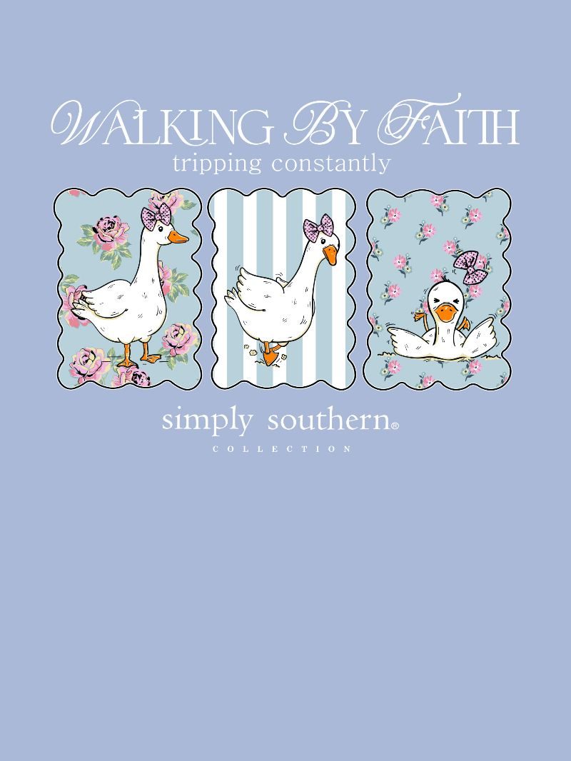 *JUNE MARKET: Tripping Constantly Goose Short Sleeve Tee by Simply Southern (Ships Late July)