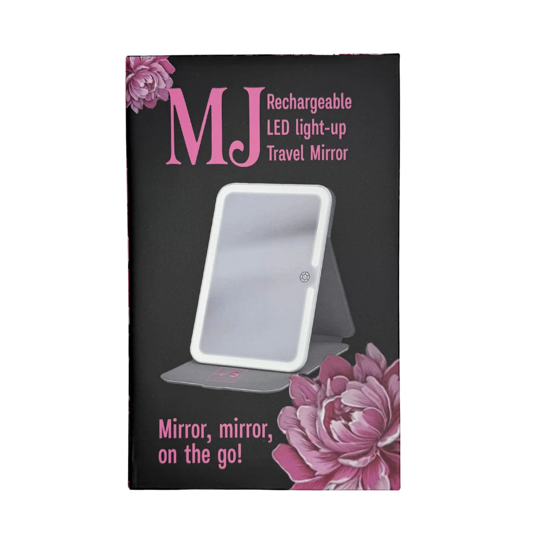 MJ Rechargeable LED Travel Mirror by Makeup Junkie