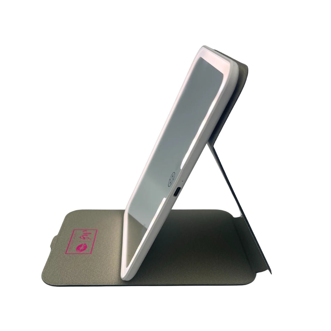 MJ Rechargeable LED Travel Mirror by Makeup Junkie