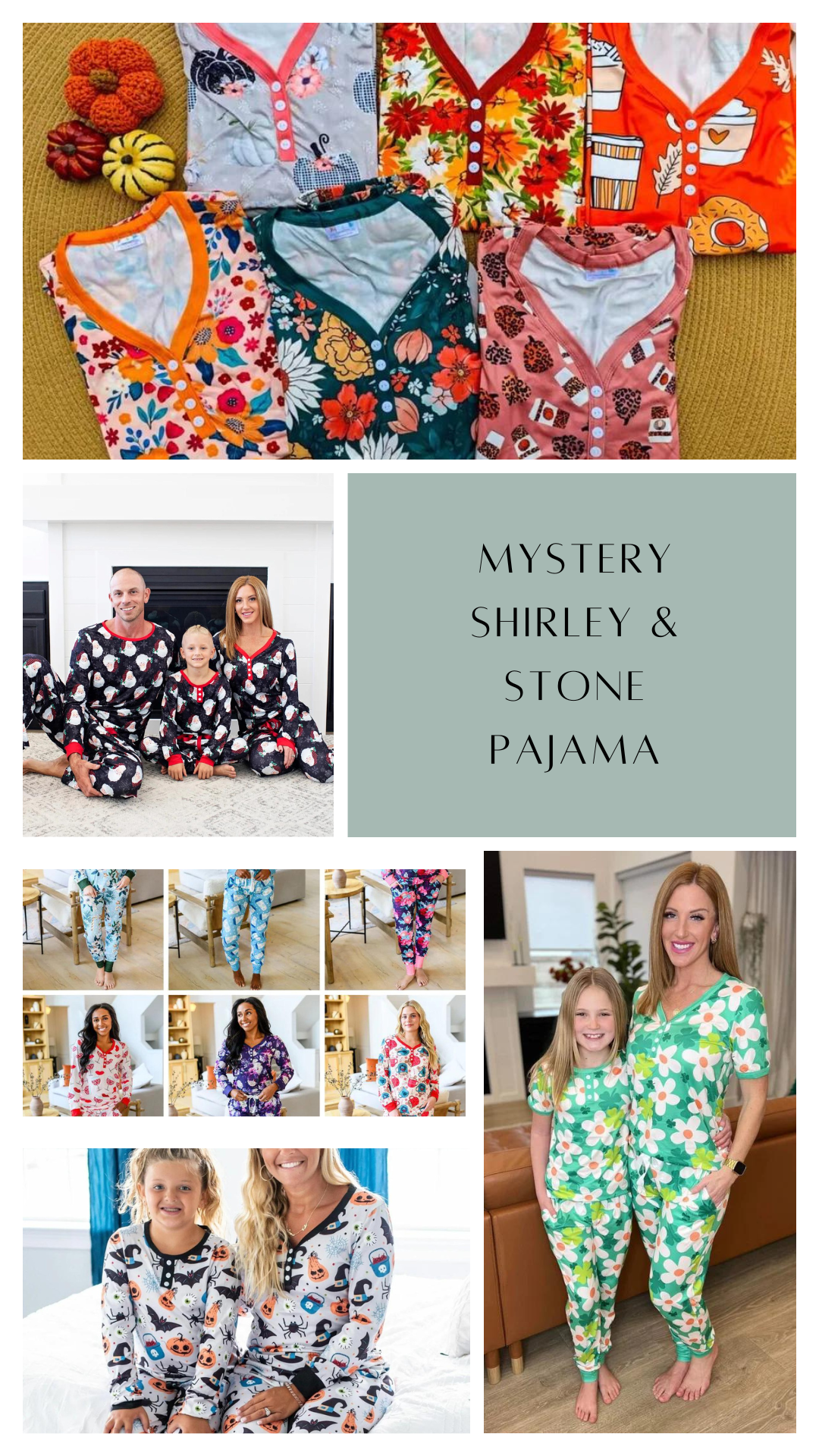 Mystery Pajama Set by Shirley & Stone (Ships in 1-2 weeks)