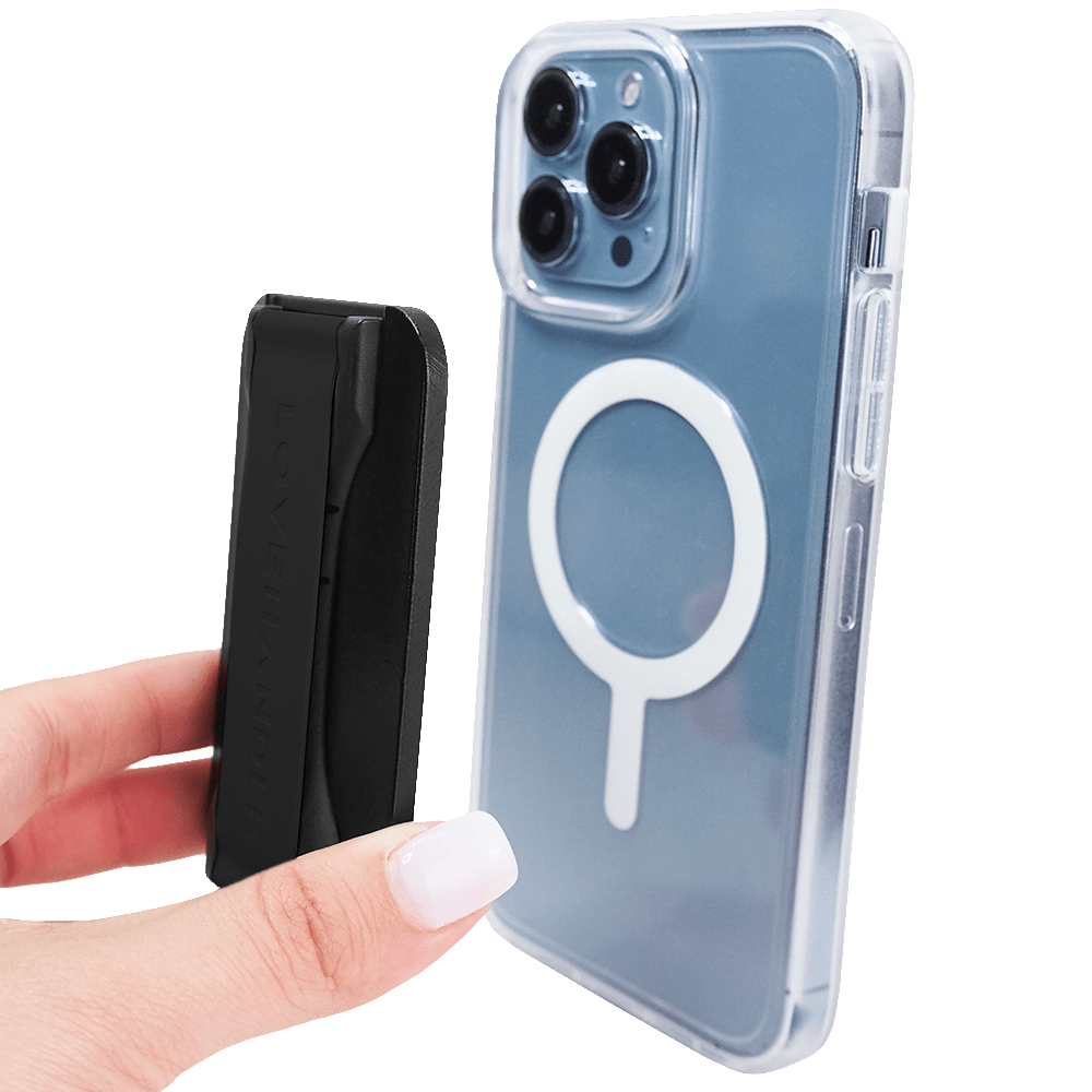 PRO Magsafe by LoveHandle - Black - Clear Case