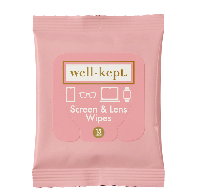 MORNING MEGA: Pack Screen & Lens Cleaning Wipes  by Well-Kept (Ships in 2-3 Weeks)