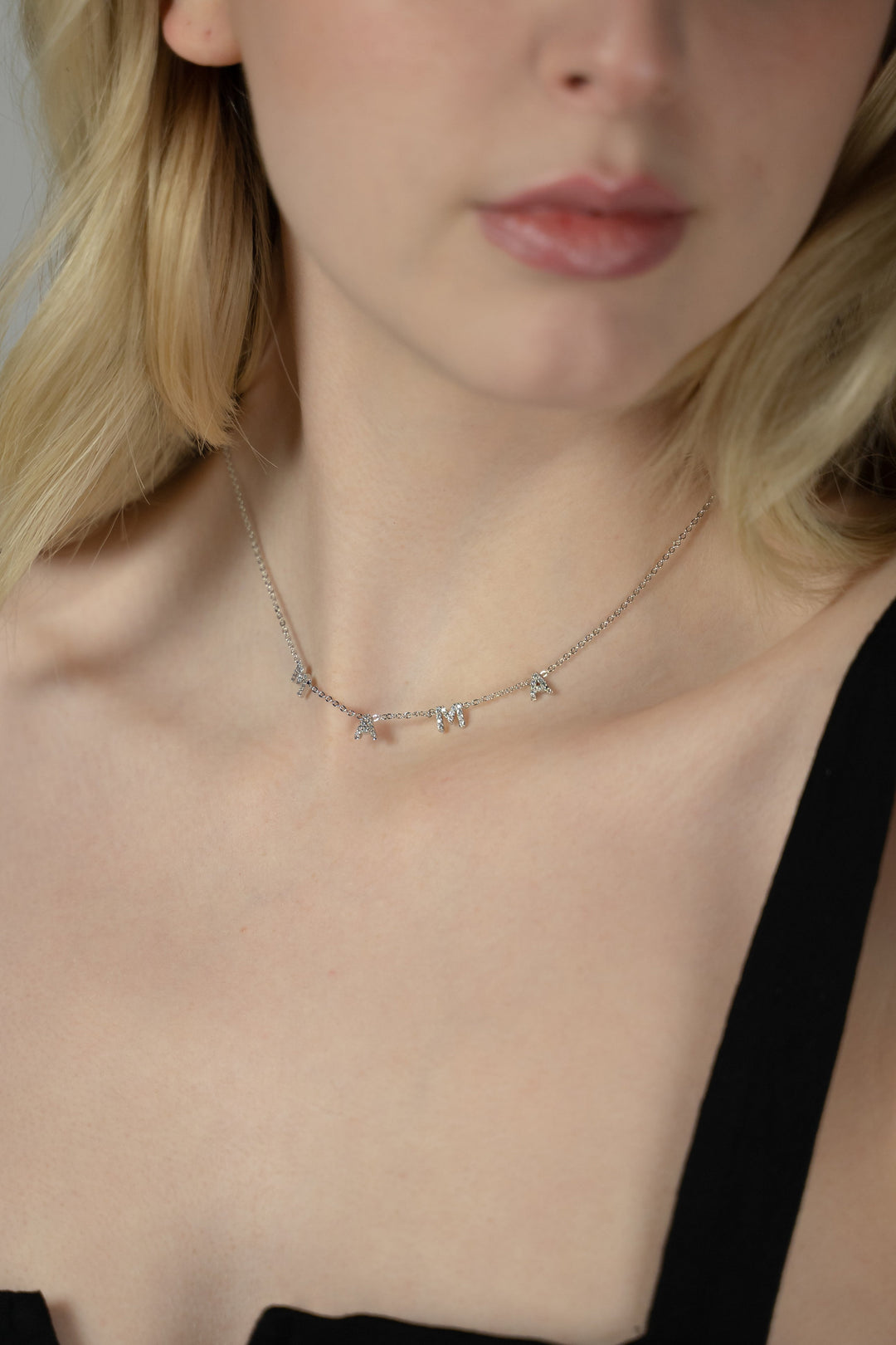 Custom Mini Dover Name Necklace - Water Resistant by the Sis Kiss (Ships in 4 Weeks)