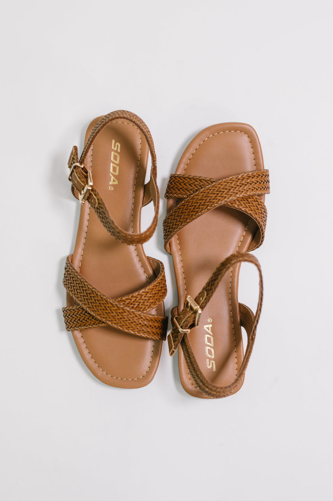 Marlene Ankle Strap Woven Sandal - 8/14