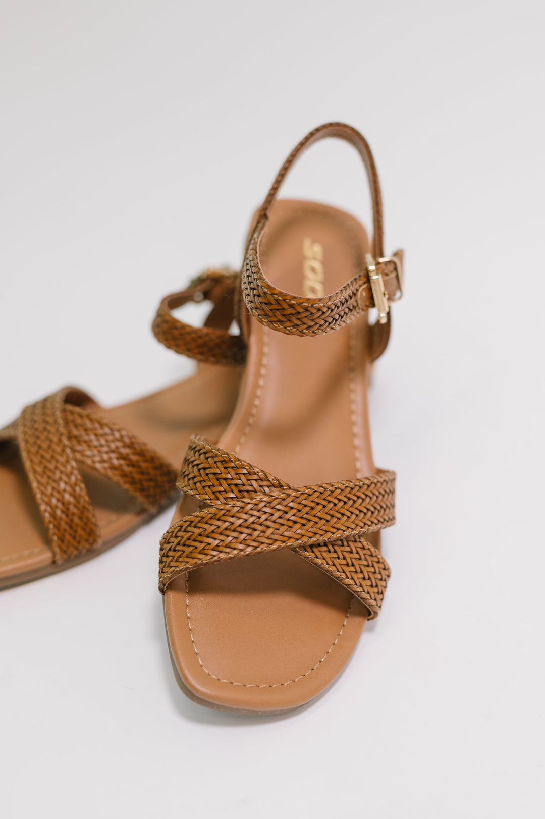 Marlene Ankle Strap Woven Sandal - 8/14