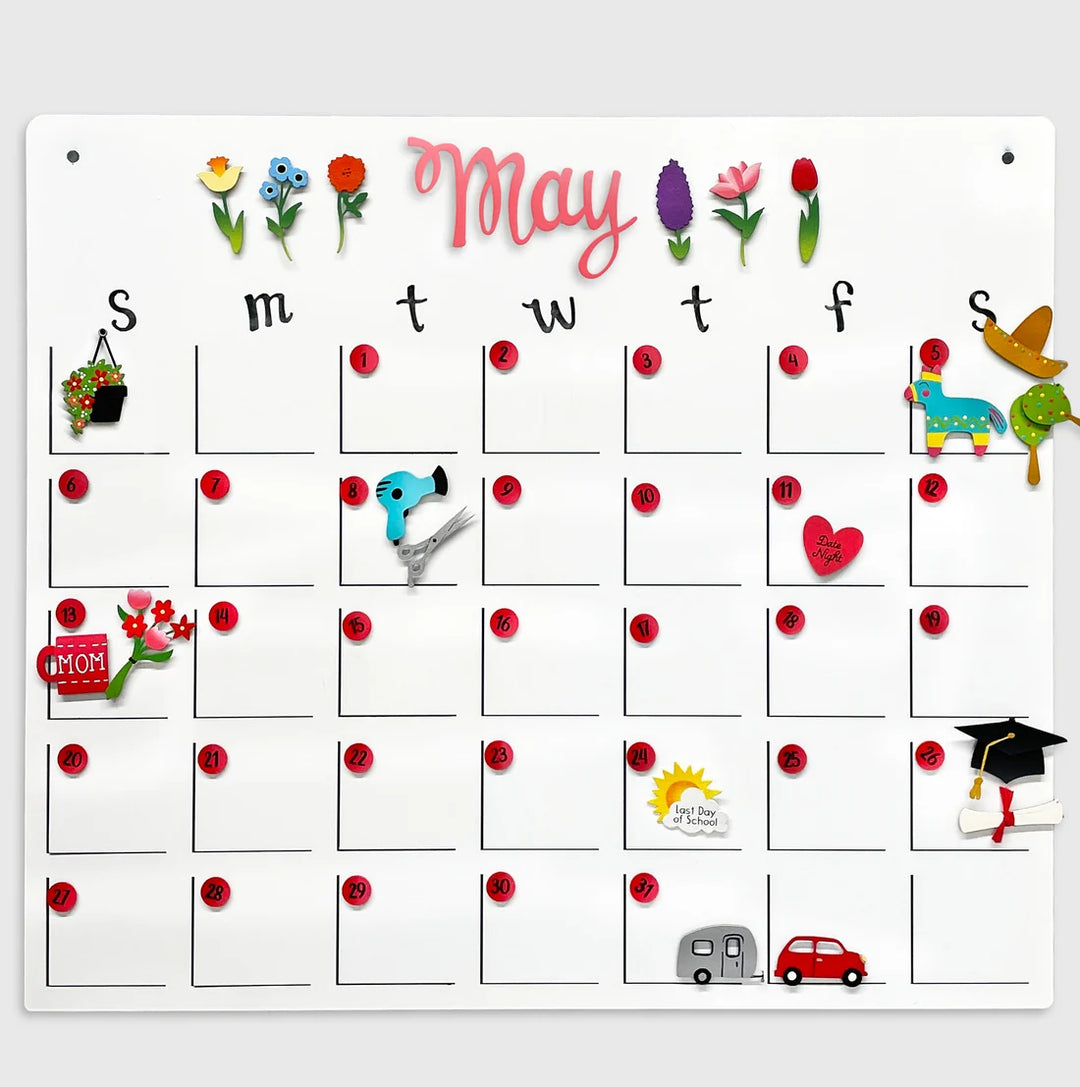 'January' Month Magnet by Roeda (LIVE BOX: Ships in 3 Weeks)