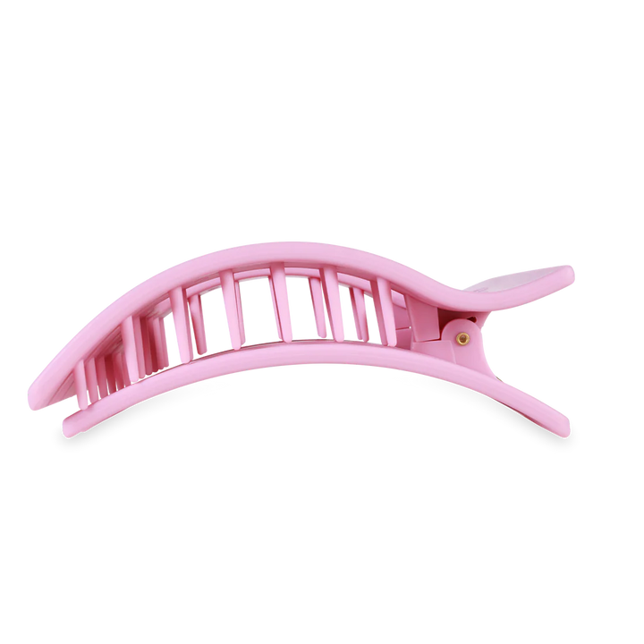 Large Teleties Flat Rectangle Clip - Merry Pinkmas